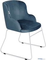 Стул Sheffilton SHT-ST39/S167 (тихий океан/хром лак) - фото