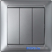 Выключатель Bylectrica Стиль С05 10-805 (серебристый) - фото