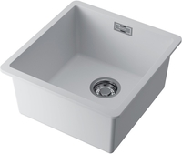 Кухонная мойка Omoikiri Kata 40-U WH (белый) - фото