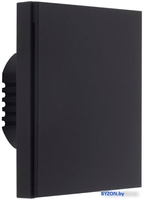 Выключатель Aqara Smart Wall Switch H1 одноклавишный без нейтрали (черный) - фото