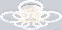 Подвесная люстра Ambrella FA8945/4+4 WH (белый) - фото, картинка Подвесная люстра Ambrella FA8945/4+4 WH (белый) - фото