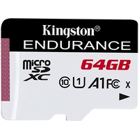 Карта памяти Kingston High Endurance microSDXC 64GB - фото