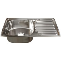 Кухонная мойка Mixline 530529 (левая, полированная, 0.6 мм) - фото