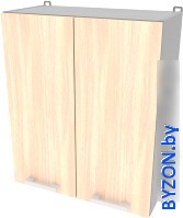 Шкаф навесной Интерлиния Компо ВШ60-720-2дв (дуб молочный) - фото