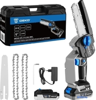 Аккумуляторная пила Deko DKCHS 20V 083-2014 (с 2-мя АКБ, кейс) - фото