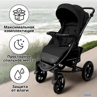 Коляска прогулочная «книга» Bubago Model One BG 173-2 (черный) - фото2