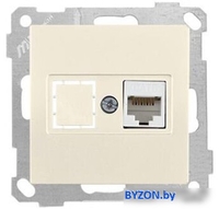 Розетка компьютерная Mutlusan 2100-140-0102 (слоновая кость) - фото