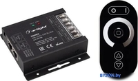 Диммер RGBW Arlight ARL-Oval-Dim Black 027156 - фото, картинка Диммер RGBW Arlight ARL-Oval-Dim Black 027156 - фото