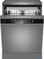 Отдельностоящая посудомоечная машина Weissgauff DW 6039 Touch Dual Wash Inox - фото