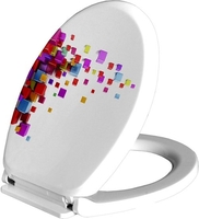 Сиденье для унитаза Bisk Snail Foto 04502 (кубы) - фото