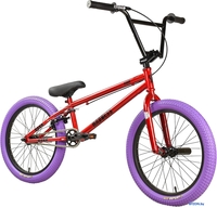 Велосипед Stark Madness BMX 5 Cr-Mo 2025 (красный/черный/фиолетовый) - фото2, картинка2 Велосипед Stark Madness BMX 5 Cr-Mo 2025 (красный/черный/фиолетовый) - фото2