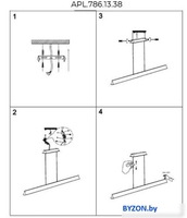 Подвесная люстра Aployt APL.786.13.38 - фото2, картинка2 Подвесная люстра Aployt APL.786.13.38 - фото2