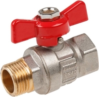 Запорная арматура AV Engineering Шаровой кран бабочка НР-ВН 1/2" AVE093012 - фото
