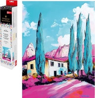 Алмазная мозаика Феникс+ Дом в кипарисах 70812 - фото2