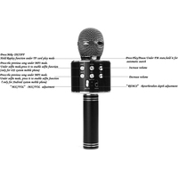 Микрофон Wster WS-858 (черный) - фото2