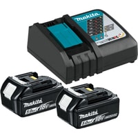 Аккумулятор с зарядным устройством Makita BL1850B + DC18RC 191L74-5 (18В/5 Ah + 7.2-14.4В) - фото