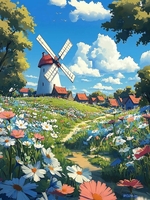 Алмазная мозаика Феникс+ Мельница 70813 - фото