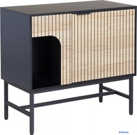 Комод Signal MAGO K3 (дуб/черный мат) - фото, картинка Комод Signal MAGO K3 (дуб/черный мат) - фото