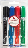 Набор маркеров BRAUBERG Neo 150491 (4 шт.) - фото