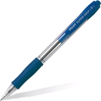 Ручка шариковая Pilot Super Grip BPGP-10R-F (L) (синий) - фото