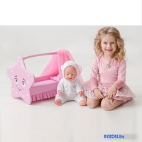 Кроватка для кукол Leader Toys Diamond Star Звездочка 74119 (розовый) - фото2