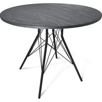 Кухонный стол Sheffilton SHT-TU2-1/ТТ 90 SHT-T210 (черный муар/каменный уголь) - фото