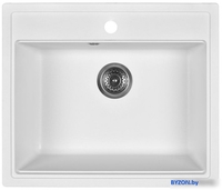 Кухонная мойка Wisent 600-28W (с сифоном GER013) - фото