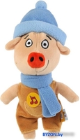 Классическая игрушка Мульти-пульти Оранжевая корова Поросенок Коля в зимней одежде V92727-17A - фото