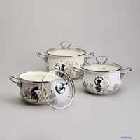 Набор кастрюль Agness 943-107 - фото2