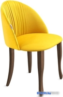 Стул Sheffilton SHT-ST35-1/S122 (имперский желтый/темный орех) - фото