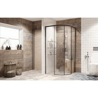 Душевой уголок Ambassador Queen Black 11011202 100х100 - фото2