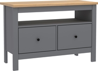 Тумба Mio Tesoro Сага 2 ящика 2.08.03.080.15 (серый/ясень) - фото, картинка Тумба Mio Tesoro Сага 2 ящика 2.08.03.080.15 (серый/ясень) - фото