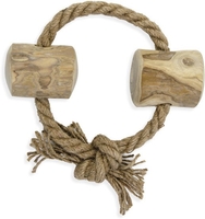 Игрушка для собак Coffee Wood Веревочное кольцо с бочонками RING/CW-M - фото, картинка Игрушка для собак Coffee Wood Веревочное кольцо с бочонками RING/CW-M - фото