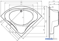 Ванна Riho Neo 140x140 - фото2