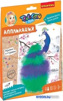Набор для создания поделок/игрушек Bondibon Аппликация. Павлин ВВ5333 - фото
