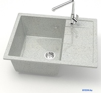 Кухонная мойка MARRBAXX 151/Q10 F151Q010 (светло-серый) - фото2