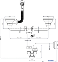 Сифон GranFest 12G14PB4-P2A - фото2