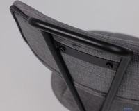 Стул AksHome Tori (серый велюр Voss 15/черный) - фото2