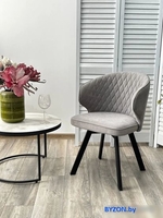 Стул с подлокотниками M-City Skat 670M05312 (B22 cерый/черный) - фото2