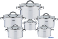 Набор кастрюль Alberg AL-2042/B - фото