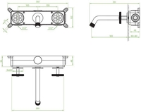 Смеситель Laveo Muro BAU 722P - фото2, картинка2 Смеситель Laveo Muro BAU 722P - фото2