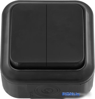 Выключатель Bylectrica А5 6-224 (черный) - фото