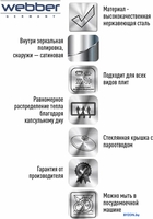 Набор кастрюль Webber BE-627/6 - фото2