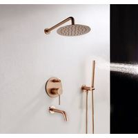 Душевая система Rea Lungo Rose Gold REA-P6610 - фото2