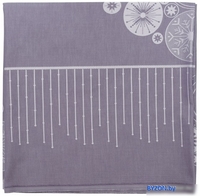 Скатерть Tkano New Year Essential TK21-TC0026 (фиолетово-серый/ледяные узоры) - фото