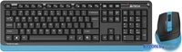 Офисный набор A4Tech Fstyler FG1035 (черный/синий ) - фото