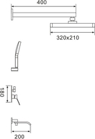 Душевая система Shevanik S4035T - фото2