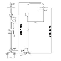 Душевая система Fmark FS8435H - фото2