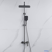 Душевая система Shevanik S4436T (оружейная сталь) - фото2