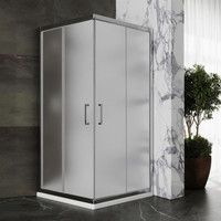 Душевой уголок Roxen Caspia 55060-90C 90х90 (матовое стекло/хром) - фото2